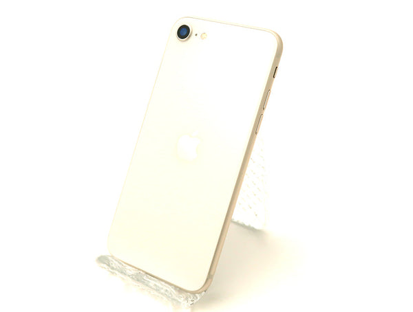 NW制限▲(赤ロム永久保証) iPhoneSE 第3世代 128GB Aランク スターライト