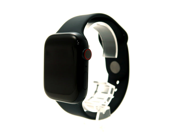 Apple Watch Series 8 45mm GPS+Cellularモデル アルミニウムケース スポーツバンド ミッドナイト/ミッドナイト Aランク