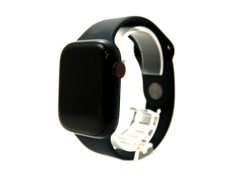 Apple Watch Series 8 45mm GPS+Cellularモデル アルミニウムケース スポーツバンド ミッドナイト/ミッドナイト Aランク