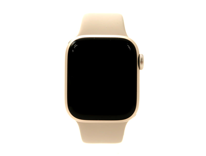 Apple Watch Series 8 41mm GPS+Cellularモデル アルミニウムケース スポーツバンド スターライト/スターライト Aランク