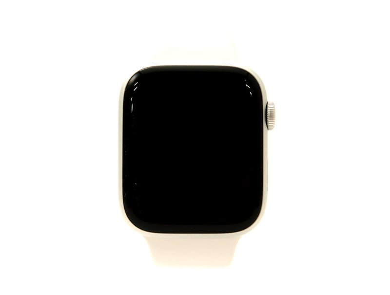 Apple Watch Series 8 45mm GPS+Cellularモデル アルミニウムケース スポーツバンド シルバー/ホワイト Apple認定整備済品（新品状態・開封済み）