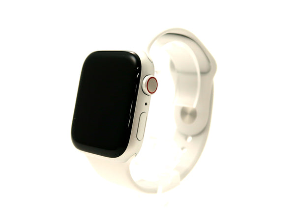 Apple Watch Series 8 45mm GPS+Cellularモデル アルミニウムケース スポーツバンド シルバー/ホワイト Apple認定整備済品（新品状態・開封済み）