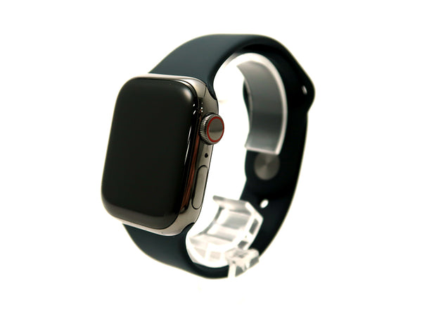 Apple Watch Series 8 41mm GPS+Cellularモデル ステンレススチールケース スポーツバンド グラファイト/ミッドナイト Apple認定整備済品（新品状態・開封済み）