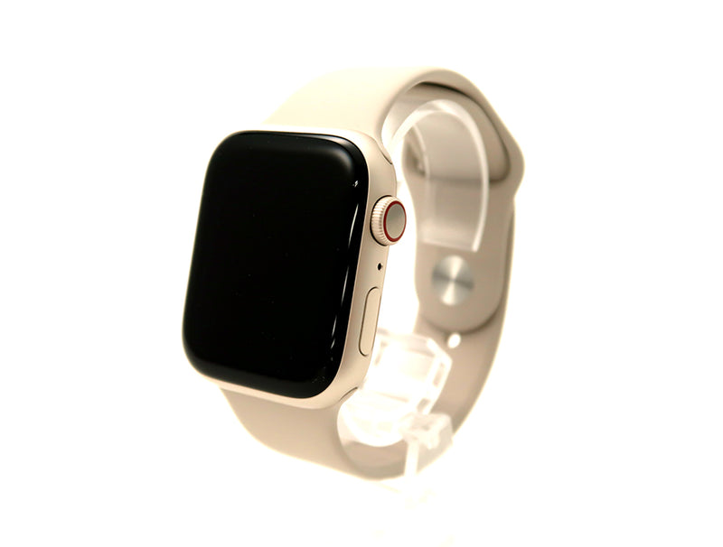 Apple Watch Series 8 45mm GPS+Cellularモデル アルミニウムケース スポーツバンド スターライト/スターライト Apple認定整備済品（新品状態・開封済み）