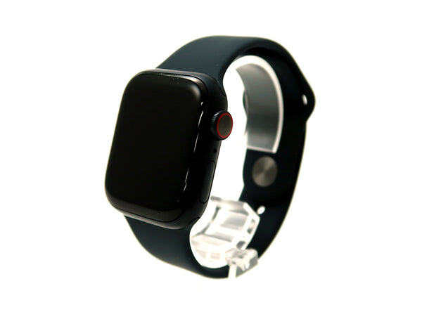 Apple Watch Series 8 41mm GPS+Cellularモデル アルミニウムケース スポーツバンド ミッドナイト/ミッドナイト Apple認定整備済品（新品状態・開封済み）