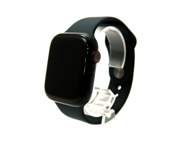 Apple Watch Series 8 45mm GPS+Cellularモデル アルミニウムケース スポーツバンド ミッドナイト/ミッドナイト Apple認定整備済品（新品状態・開封済み）