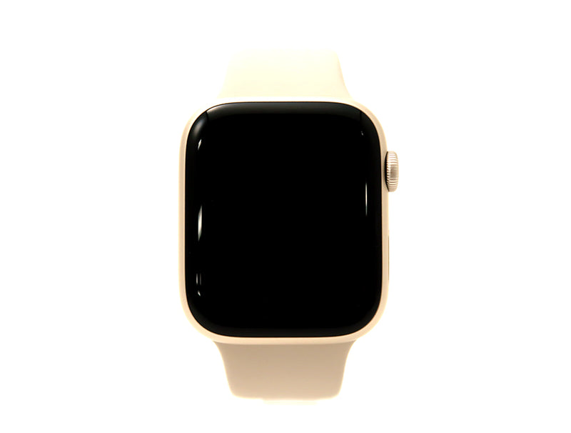 Apple Watch Series 8 45mm GPSモデル アルミニウムケース スポーツバンド スターライト/スターライト Apple認定整備済品（新品状態・開封済み）