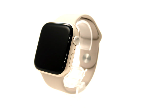 Apple Watch Series 8 45mm GPSモデル アルミニウムケース スポーツバンド スターライト/スターライト Apple認定整備済品（新品状態・開封済み）