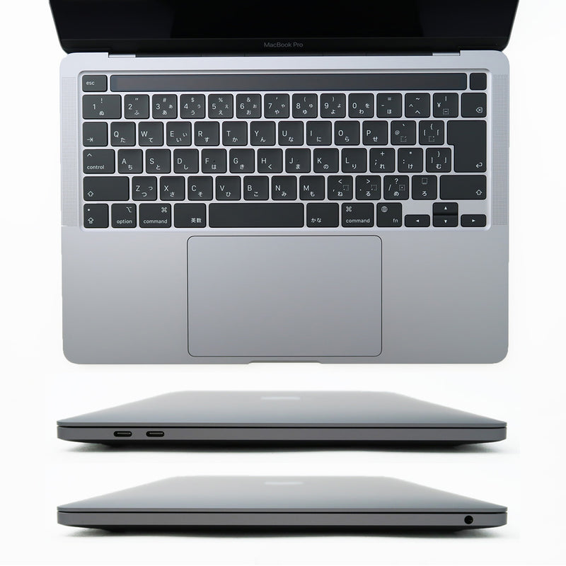 MacBook Pro (M2, 2022) 13.3インチ メモリ24GB SSD 1TB Apple認定整備 