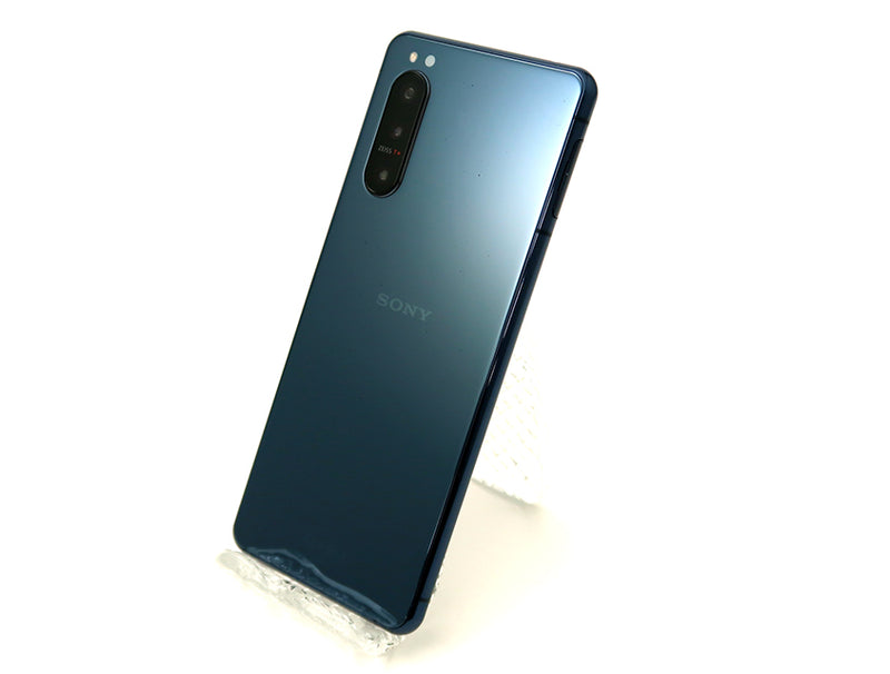 SONY Xperia 5 II SOG02 ブルー au 画面線有りジャンク品 SONY XPERIA