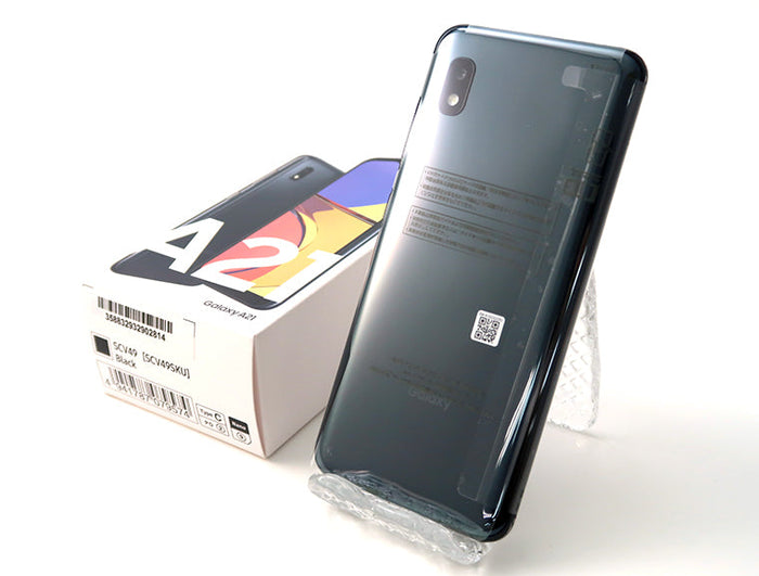 SCV49 Galaxy A21 Sランク ブラック｜中古スマホの通販ならReYuuストア（リユーストア）